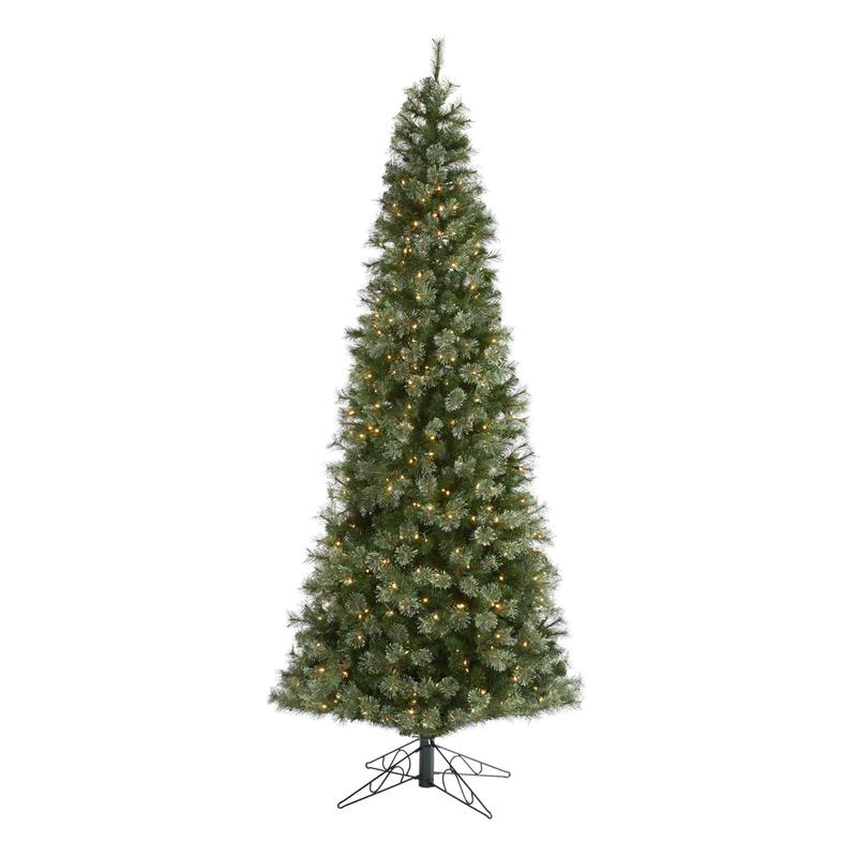 108217 Cashmere Slim Artificial Christmas Tree with 750 Warm White Lights and 1908 Bendable Branches