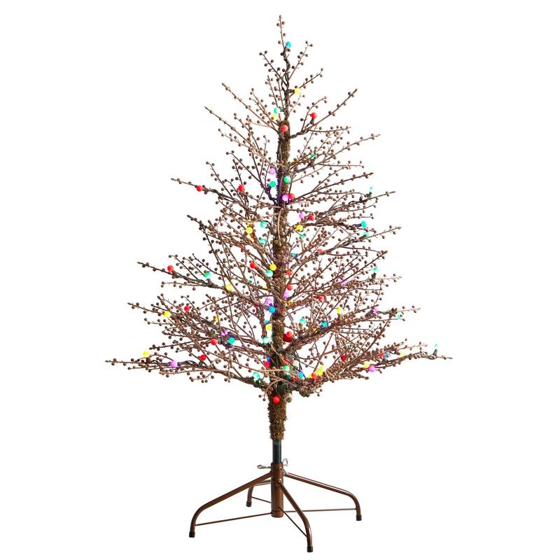 4 Frosted Berry Twig Artificial Christmas Tree