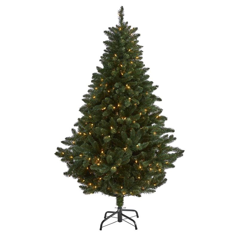 6 Northern Rocky Spruce Artificial Christmas Tree with 300 Clear Lights and 838 Bendable Branches