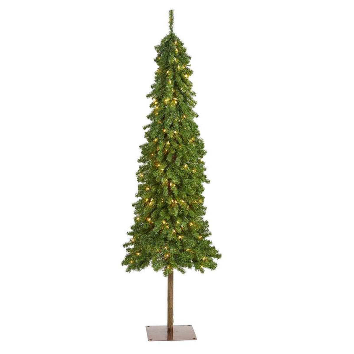 68217 Alpine Artificial Christmas Tree with 200 Lights and 580 Bendable Branches