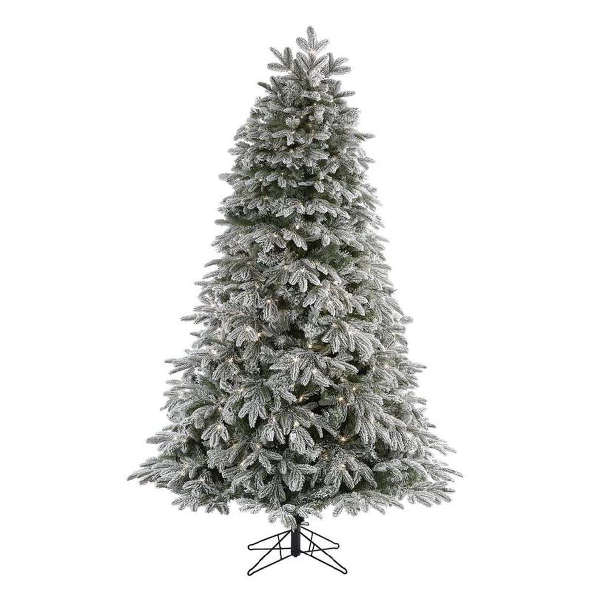 78217 Flocked Colorado Mountain Fir Artificial Christmas Tree