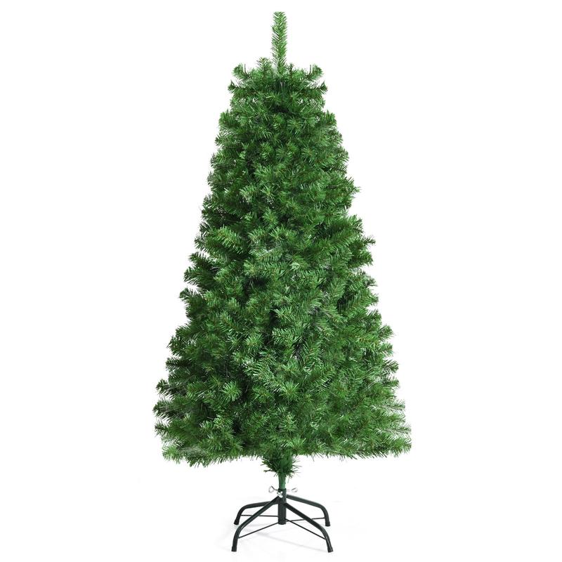 Pre-Lit Fiber Optic Artificial Christmas Tree, 5 ft, Green