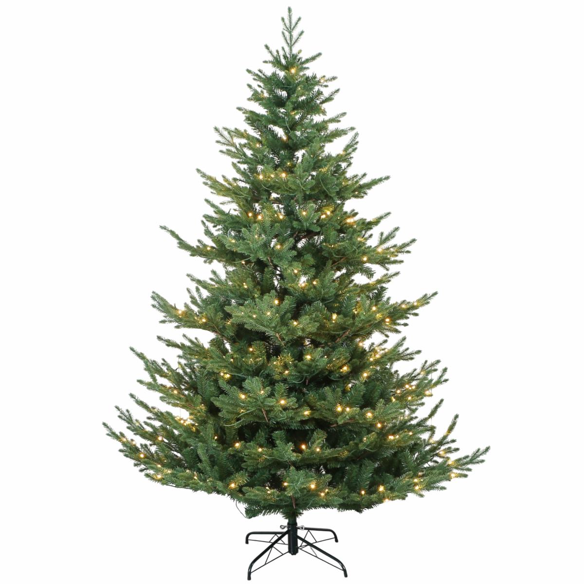 The Outdoor Institute 6' Mixed Tips Christmas Tree with 310T Warm White LED Lights - Green