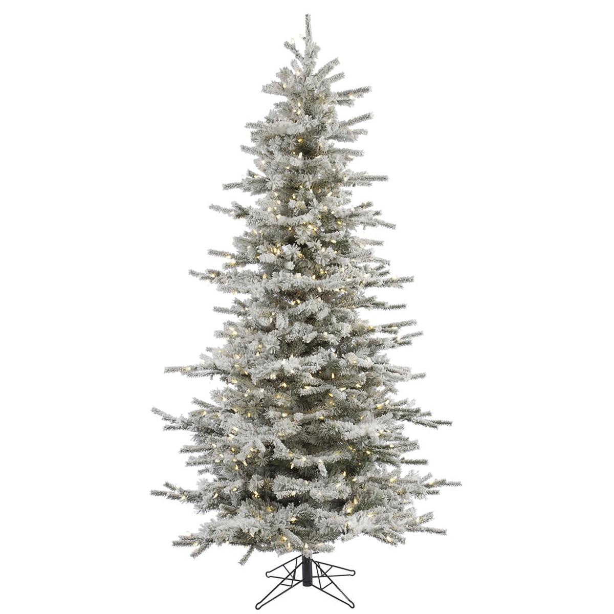 Vickerman 10ft. Sierra Fir Slim Artificial Christmas Tree in Warm White LED lights