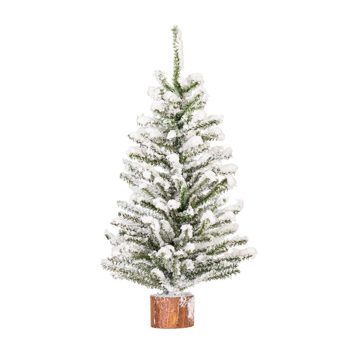 Vickerman 18in. flocked Mini Pine Artificial Christmas tree