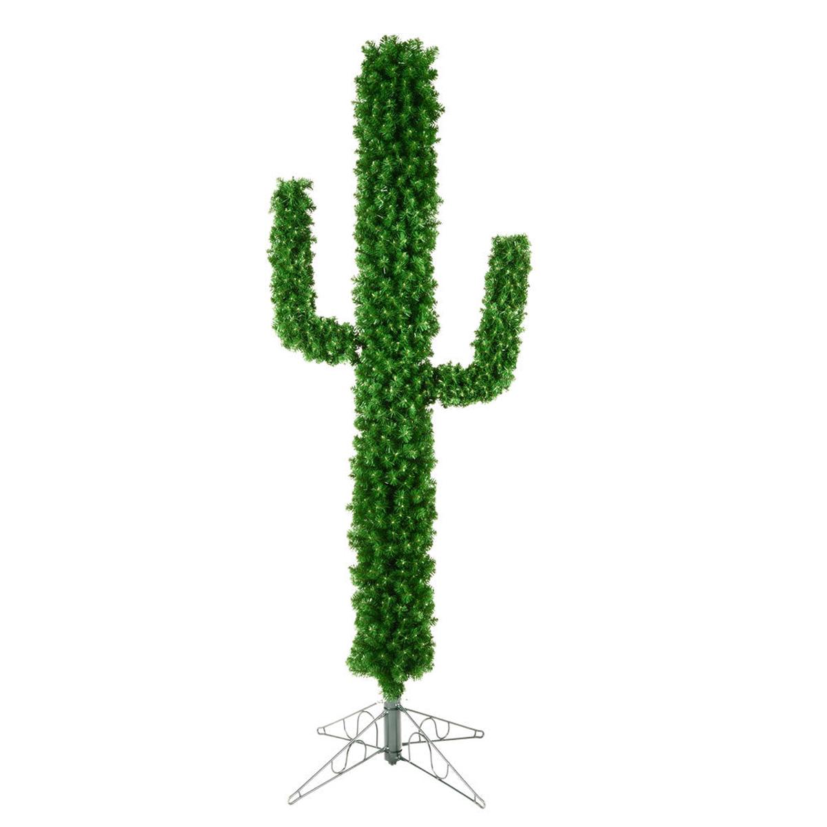 Vickerman 7.5ft. Unlit Cactus Pine Artificial Christmas Tree Unlit