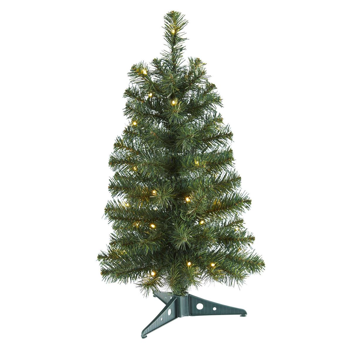 2 Green Artificial Christmas Tree with 35 LED Lights and 72 Bendable Braches