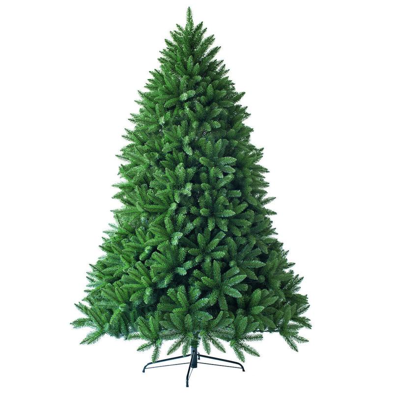 6 Feet Artificial Christmas Tree, 1250 Branch Tips, Green