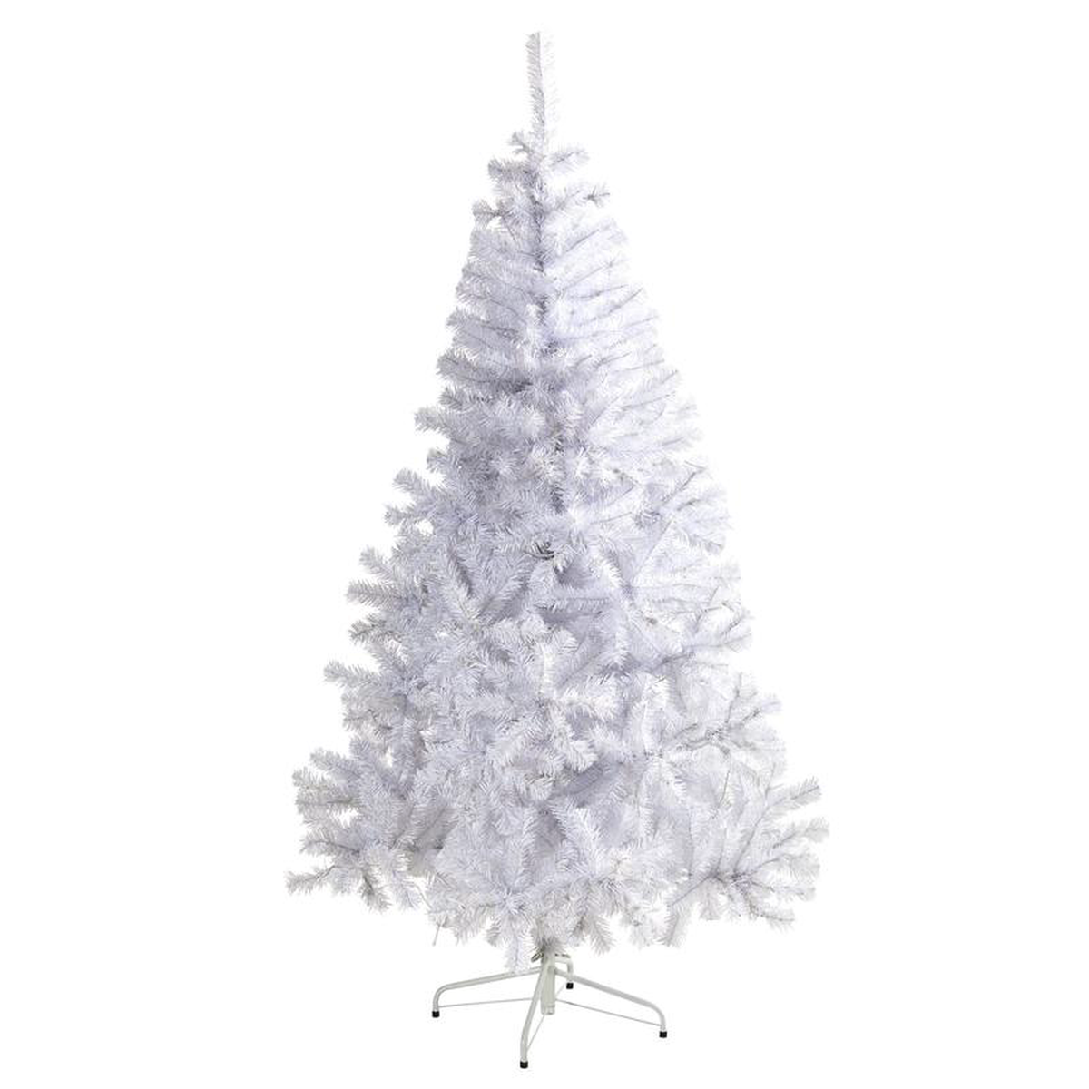 6 White Artificial Christmas Tree with 680 Bendable Branches