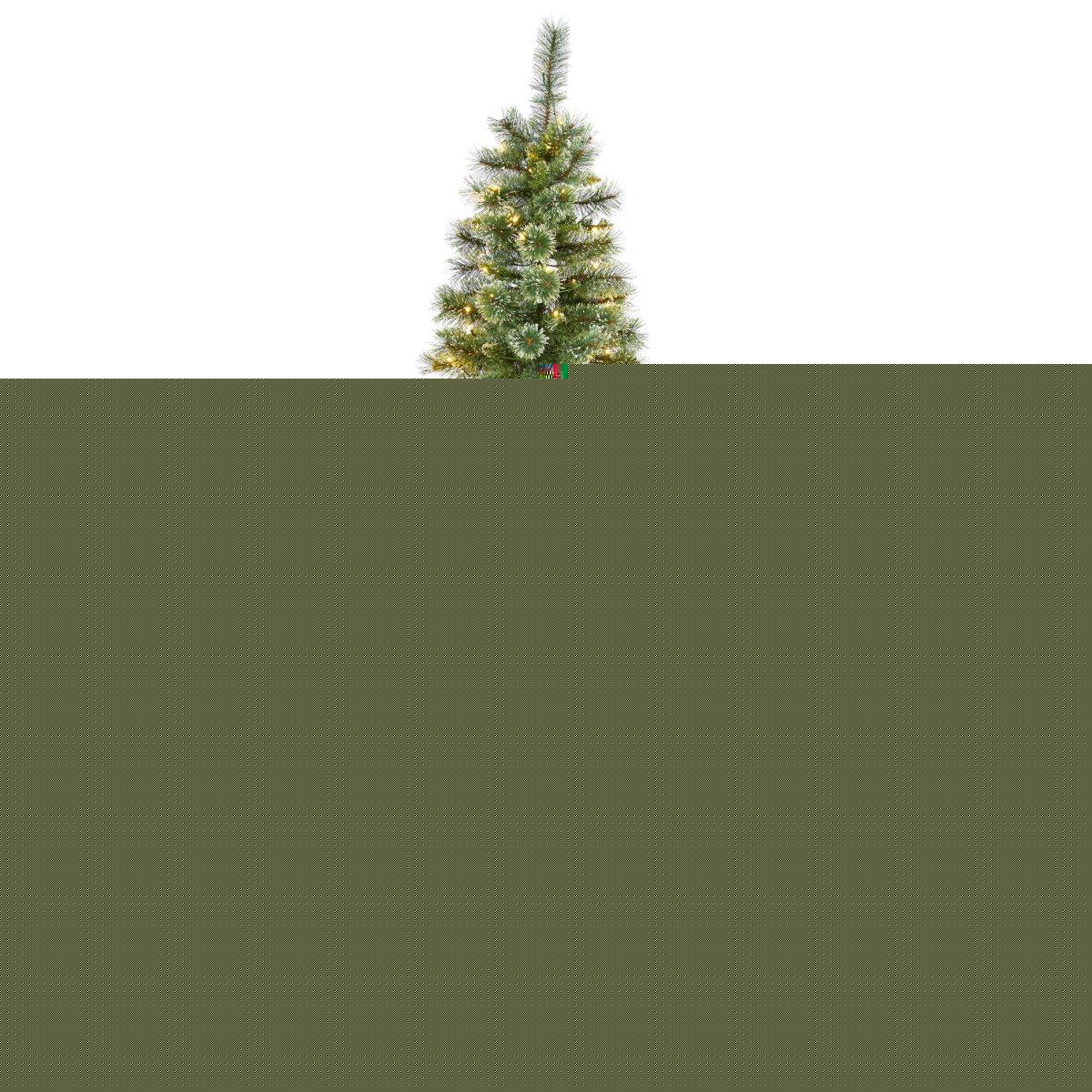 7-ft Wisconsin Slim Snow Tip Pine Tree  Elegance Made Simple
