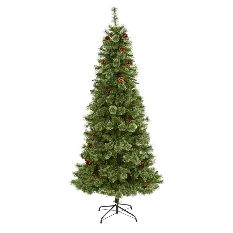 7 White Mountain Pine Artificial Christmas Tree with 723 Bendable Branches
