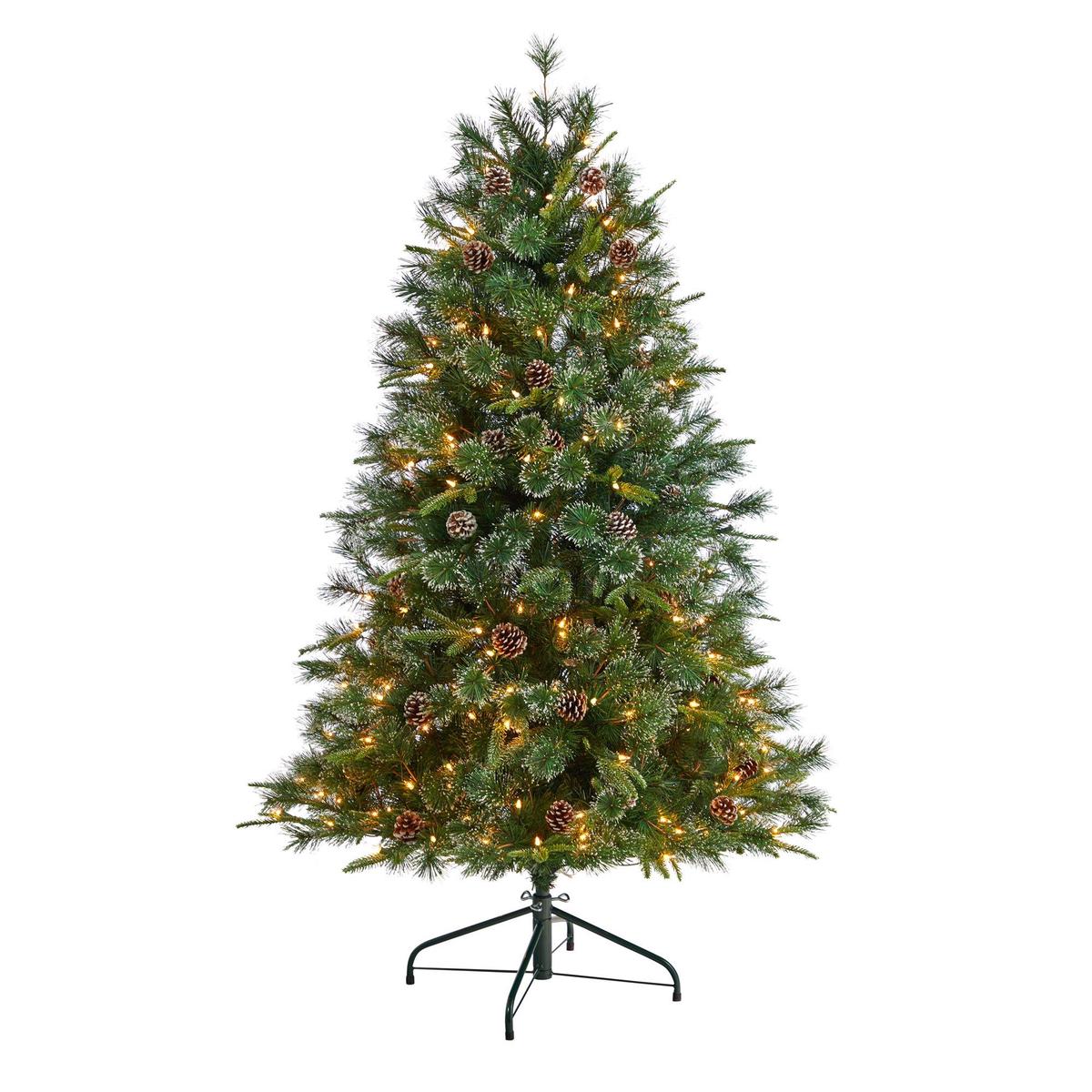 4 Snowed Tipped Clermont Pine Artificial Christmas Tree