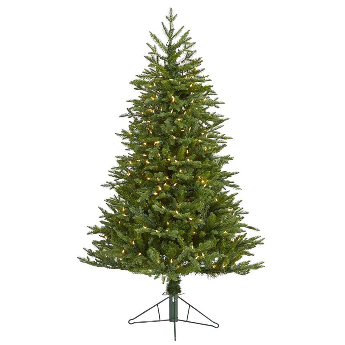 58217 Cambridge Fir Artificial Christmas Tree with 300 Clear Warm (Multifunction) LED Lights with Instant Connect Technology and 570 Bendable Branches
