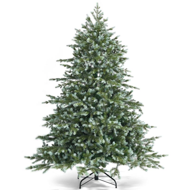 6 Feet Artificial Christmas Spruce Hinged Tree, Green