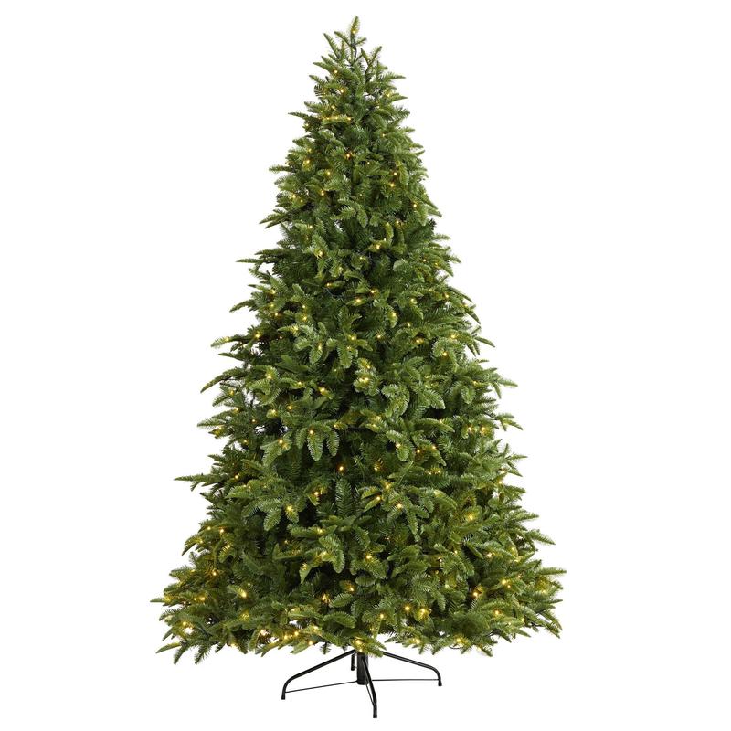 7.5 Wyoming Fir Artificial Christmas Tree with 500 Clear LED Lights and 1580 Bendable Branches