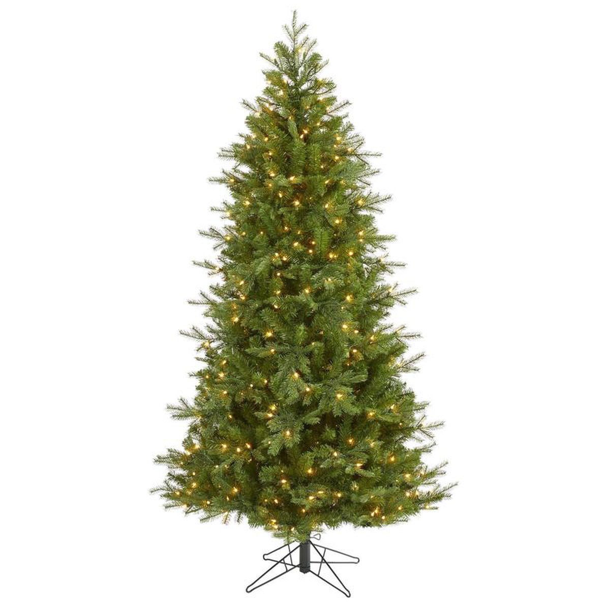 78217 Vienna Fir Artificial Christmas Tree with 450 Warm White Lights and 843 Bendable Branches