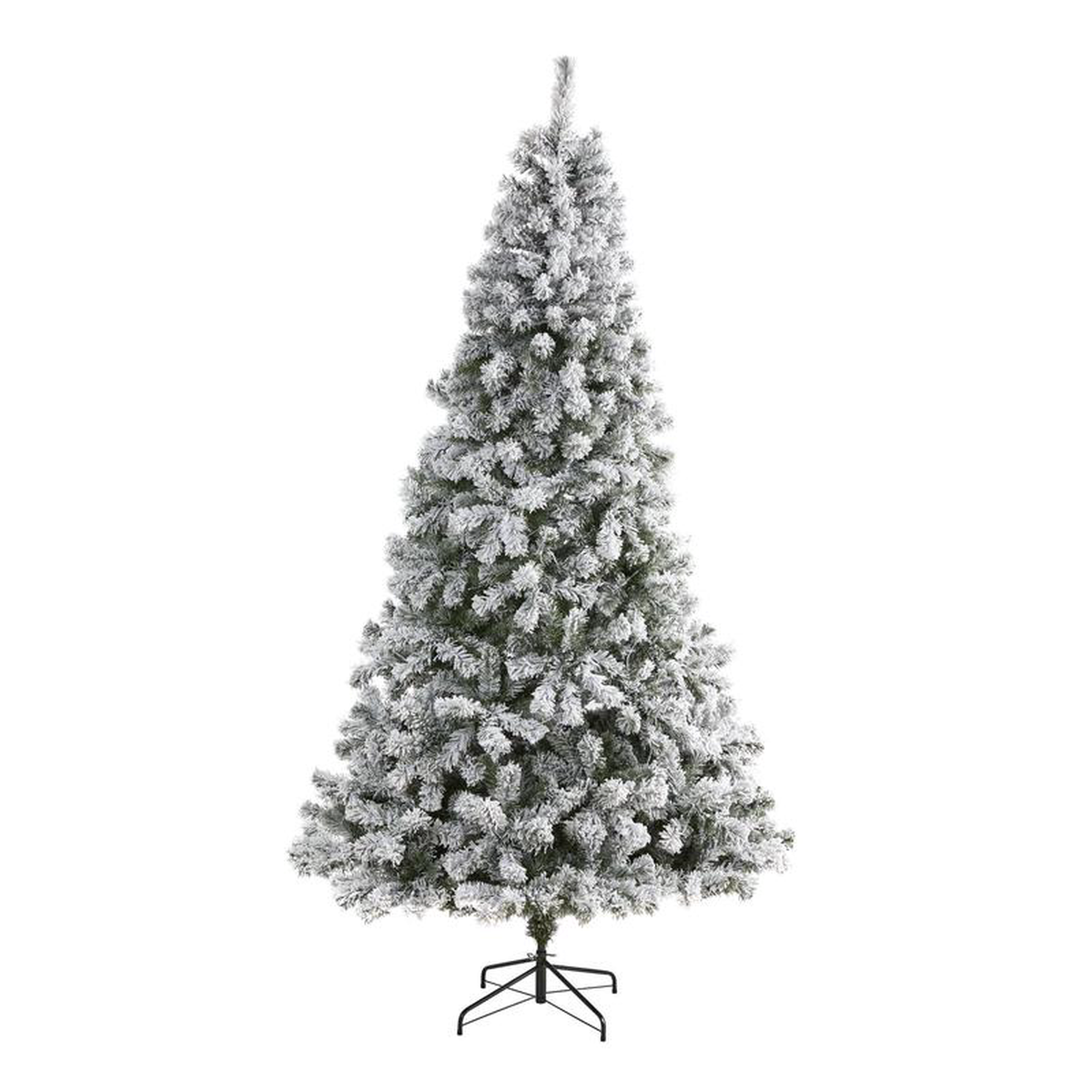 88242 Flocked West Virginia Fir Artificial Christmas Tree