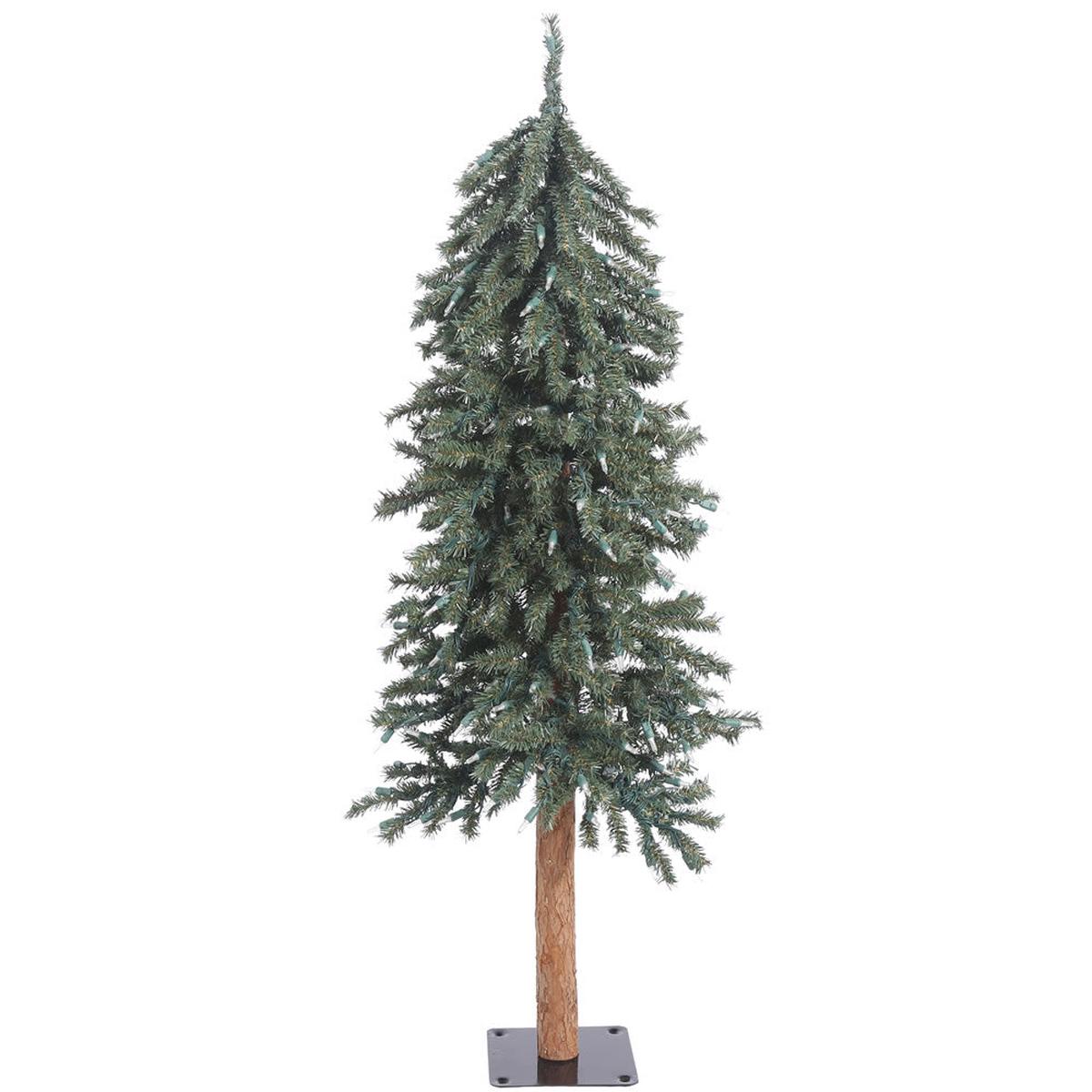 Vickerman 4ft. Natural Bark Alpine Artificial Christmas Tree Unlit