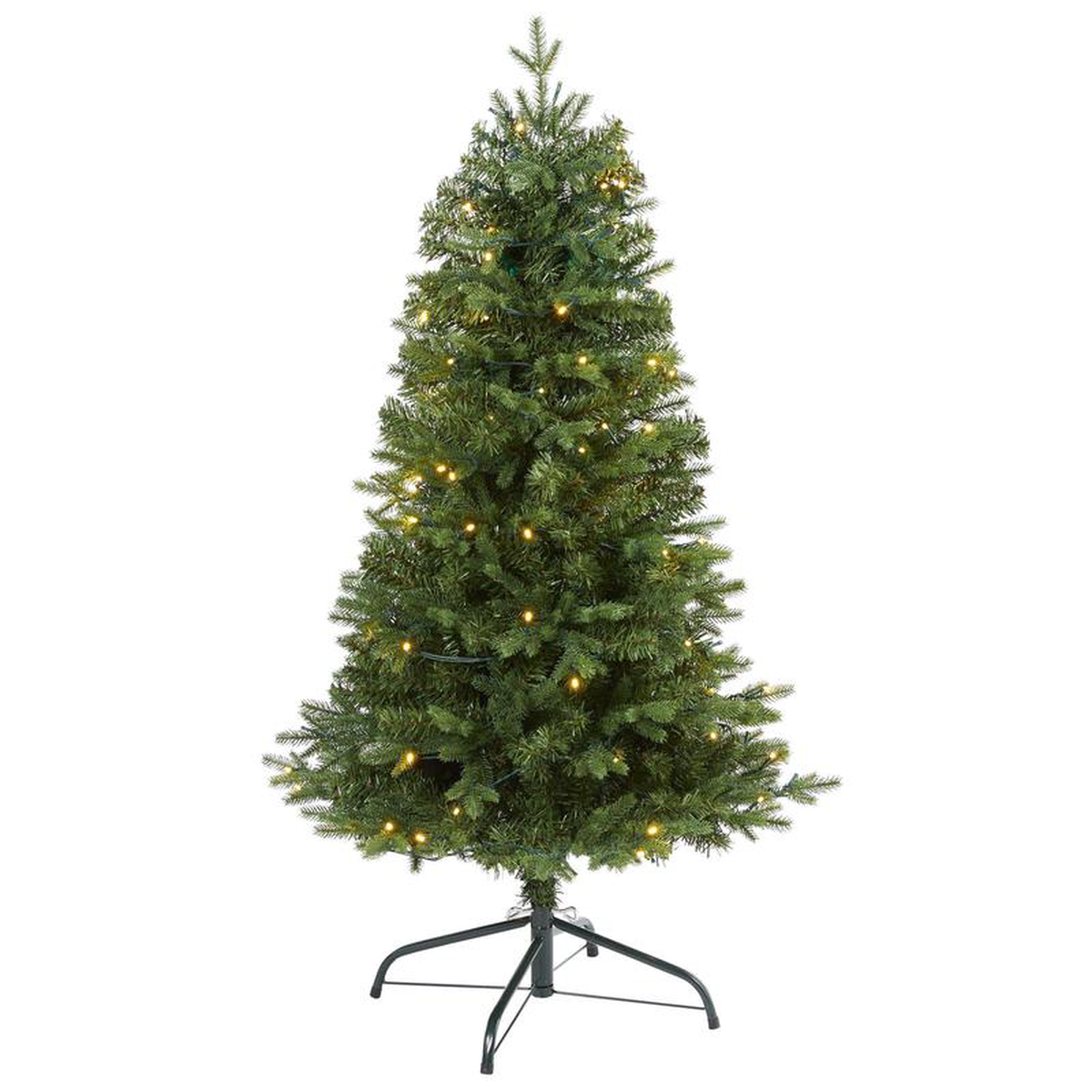 48242 Vermont Fir Artificial Christmas Tree with 100 Clear LED Lights