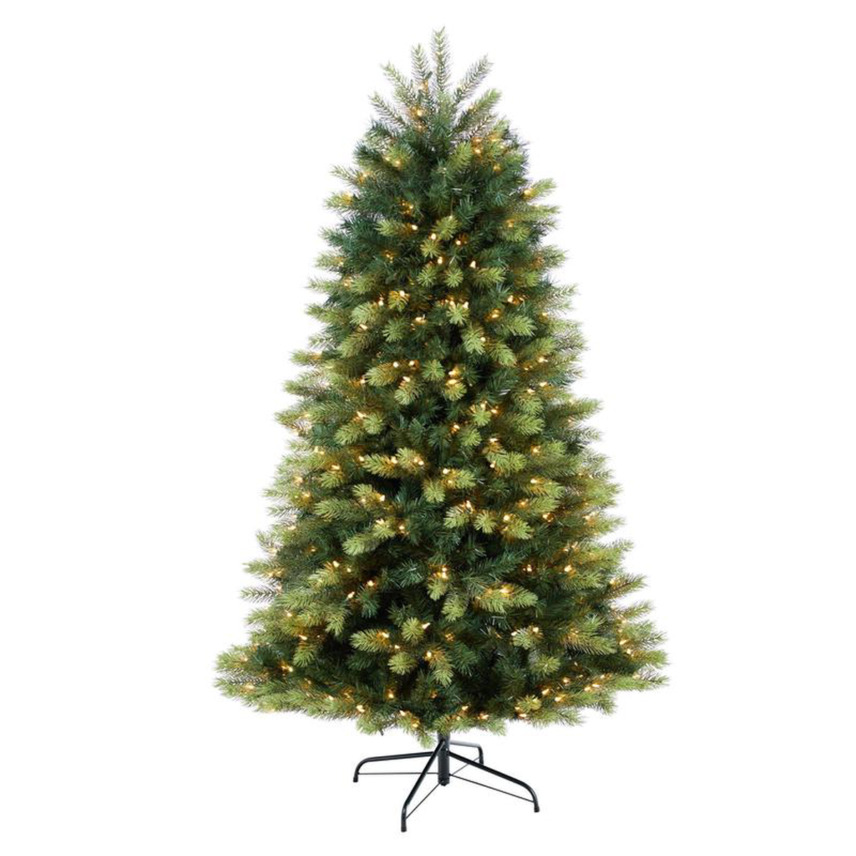 68217 Aspen Mountain Fir Christmas Tree with 350 Clear LED Lights and 1110 Bendable Branches