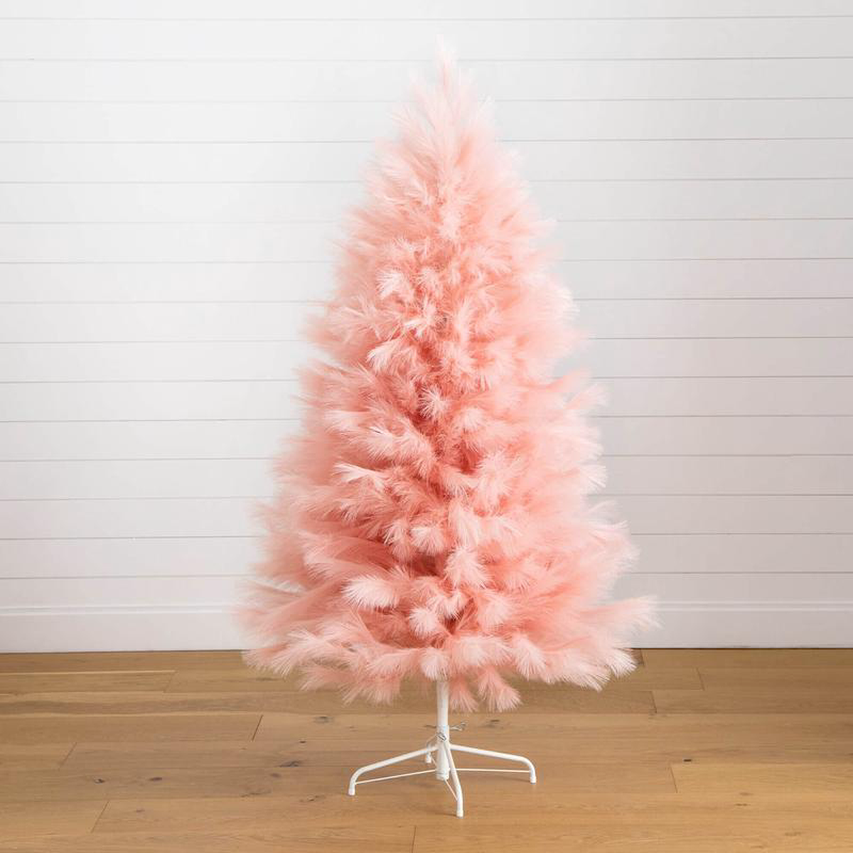 68242 Artificial Pink Pampas Grass Christmas Tree