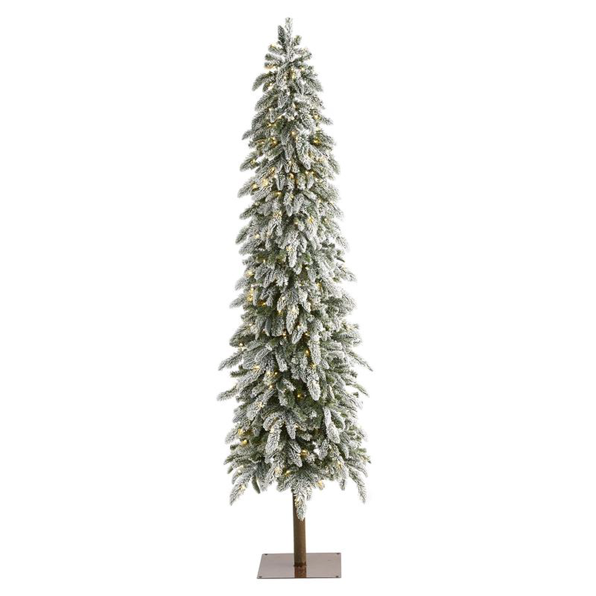 75 Flocked Washington Alpine Artificial Christmas Tree