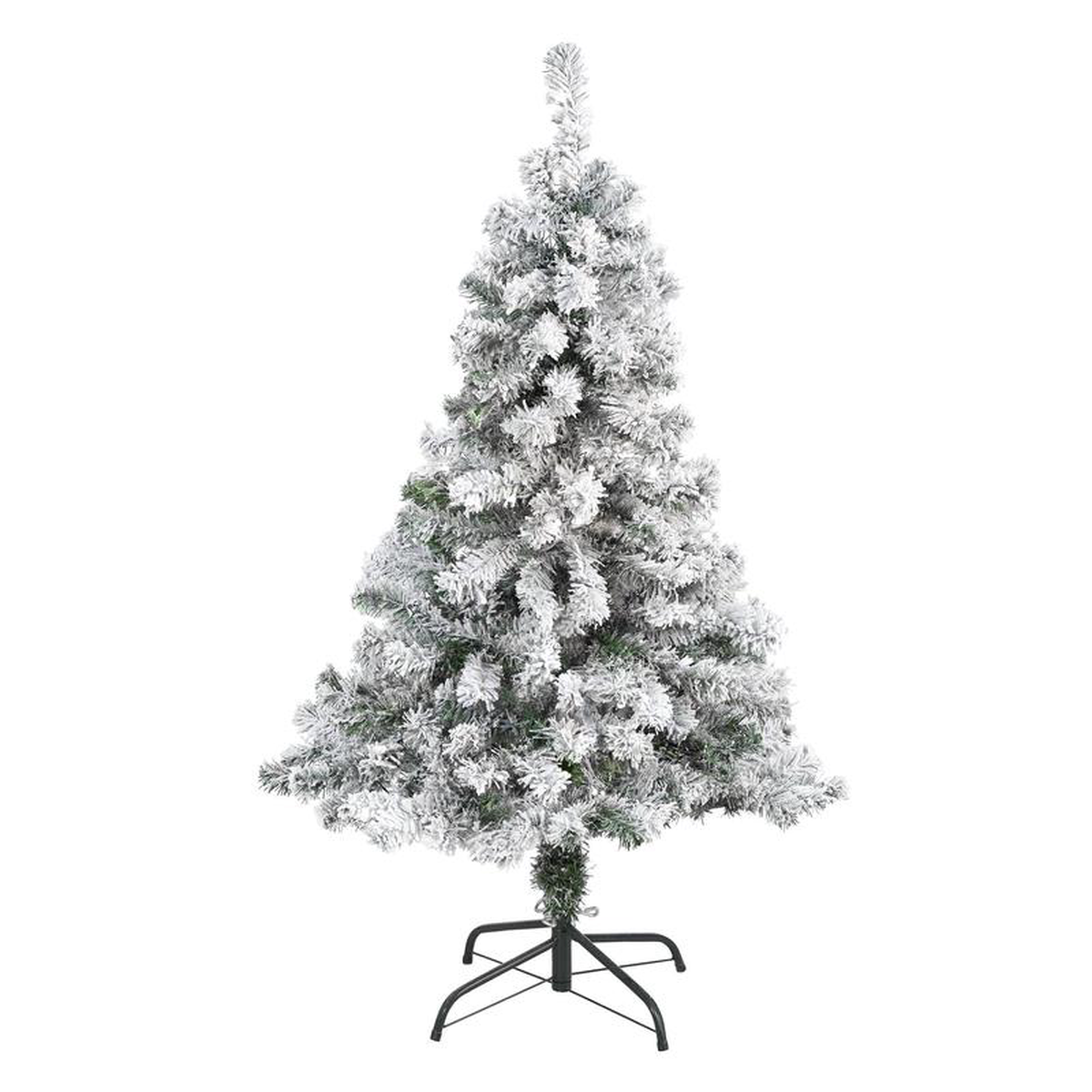 4 Flocked Rock Springs Spruce Artificial Christmas Tree