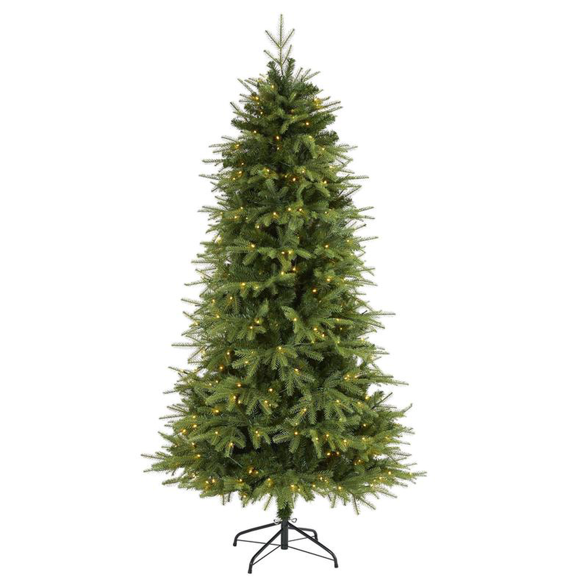 65 Vancouver Fir Natural Look Artificial Christmas Tree with 400 Clear LED Lights and 2158 Bendable Branches