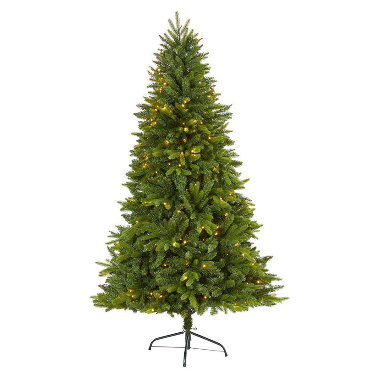 68242 Sun Valley Fir Artificial Christmas Tree with 300 Clear LED Lights