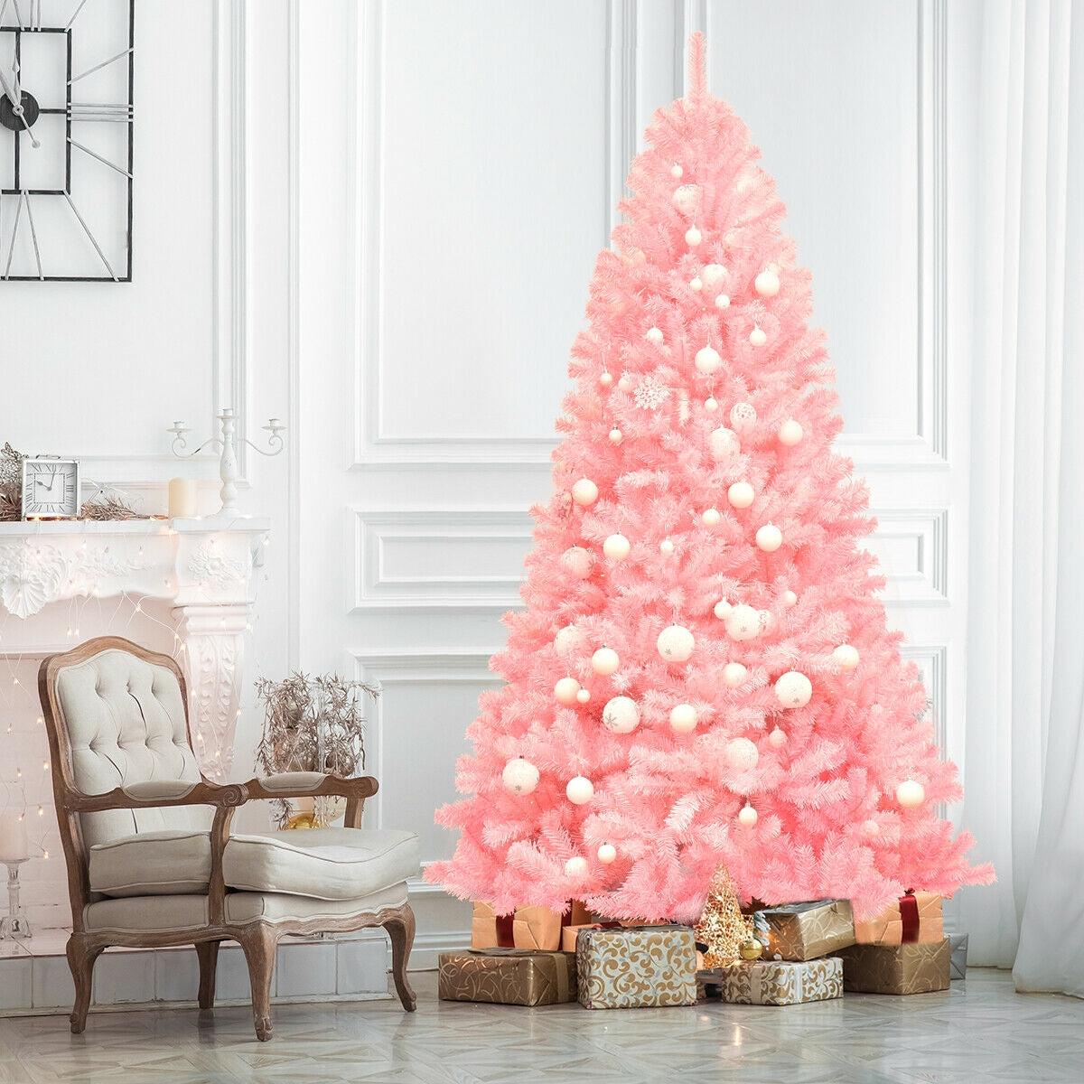 7.5  7.5 Feet Hinged Artificial Christmas Tree Full Fir Tree