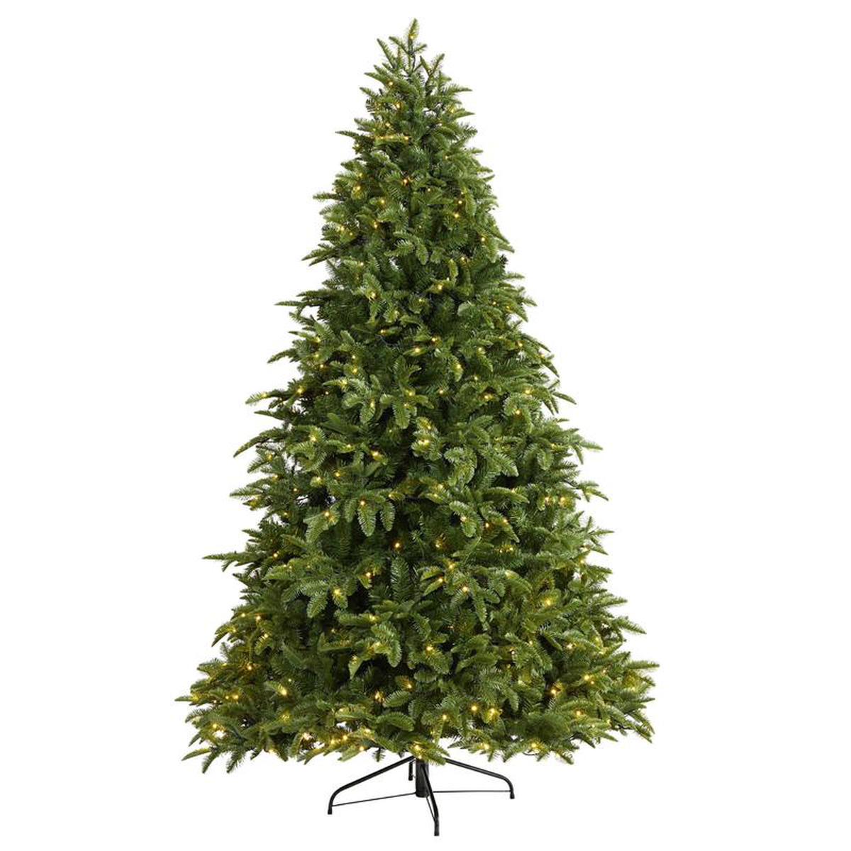 75 Wyoming Fir Artificial Christmas Tree with 500 Clear LED Lights and 1580 Bendable Branches