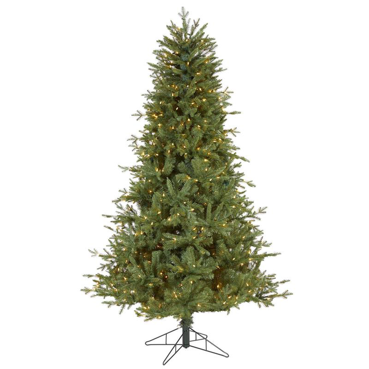 658217 New Hampshire Spruce Artificial Christmas Tree with 500 Warm White Lights and 1074 Bendable Branches