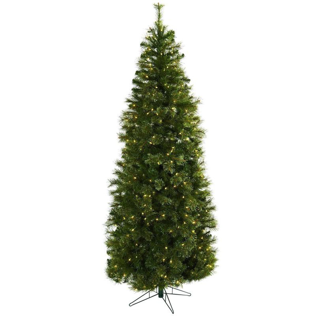 75 Cashmere Slim Christmas Tree wClear Lights