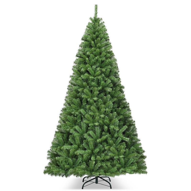 Artificial Hinged PVC Christmas Tree, 9 ft, Green