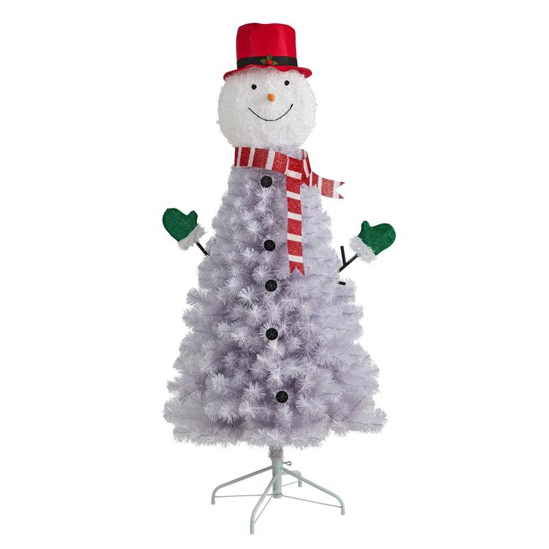 5 Snowman Artificial Christmas Tree with 408 Bendable Branches