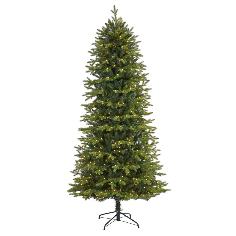 7.5 Belgium Fir Natural Look Artificial Christmas Tree with 550 Clear LED Lights