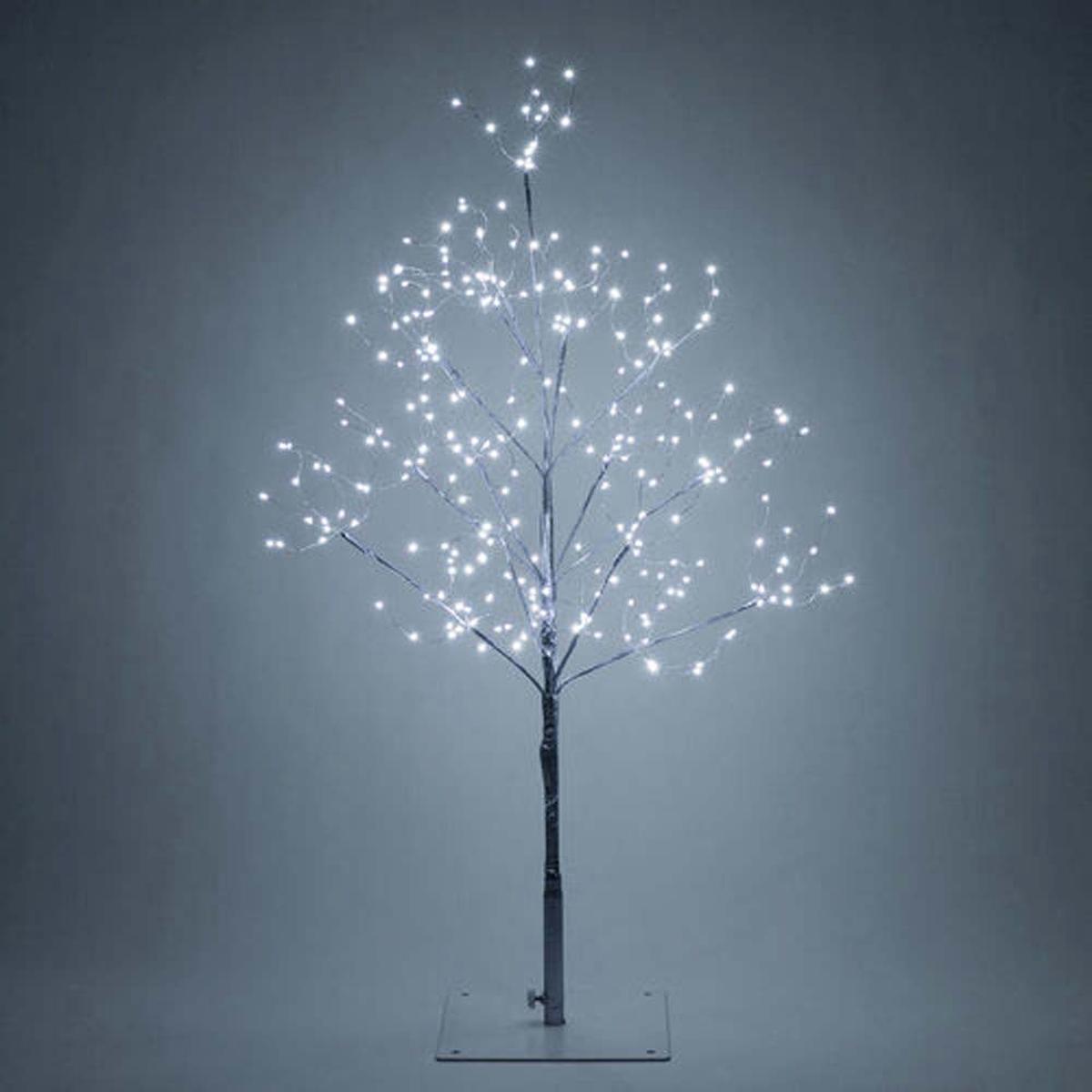 5-ft. Silver Fairy Light Tree, Cool White LED