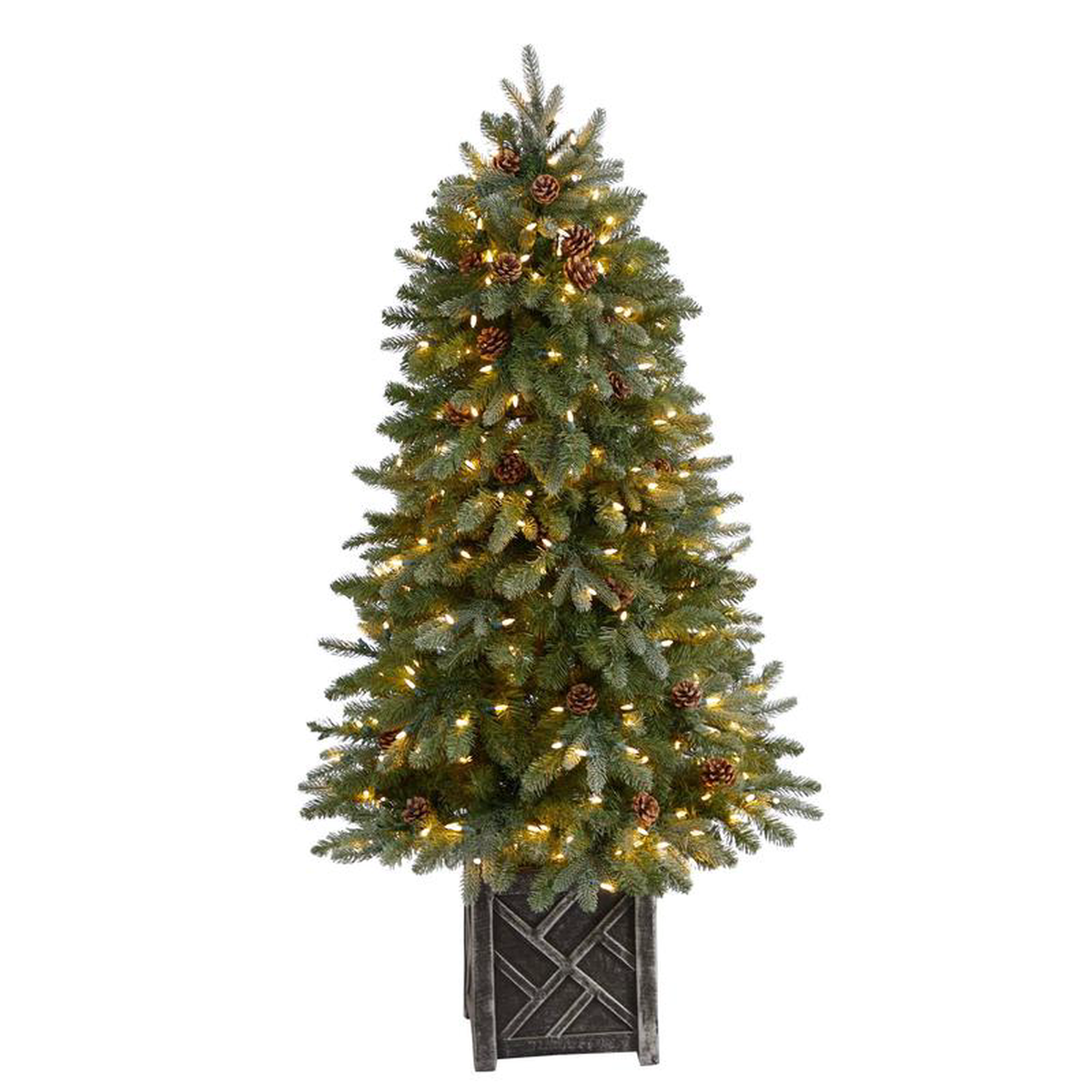 58242 Colorado Fir Flocked Dusted Artificial Christmas Tree