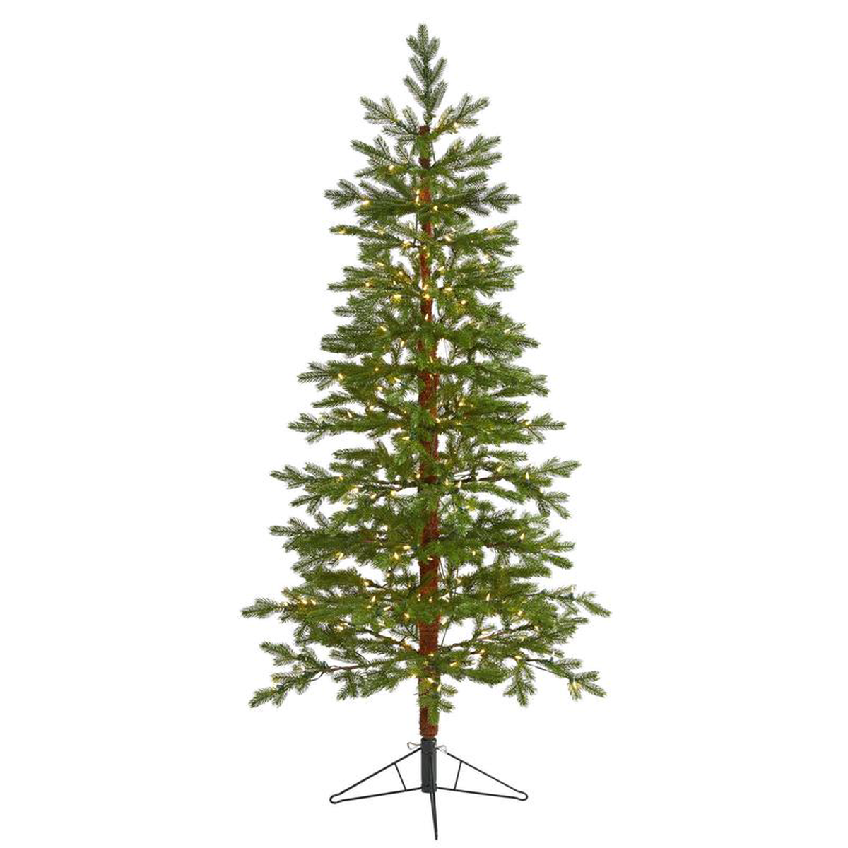 658242 Fairbanks Fir Artificial Christmas Tree with 250 Clear Warm (Multifunction) LED Lights and 208 Bendable Branches