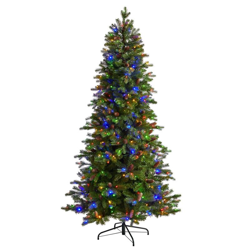 7 Fraser Fir Artificial Christmas Tree with 300 LED Lights and 1179 Bendable Branches