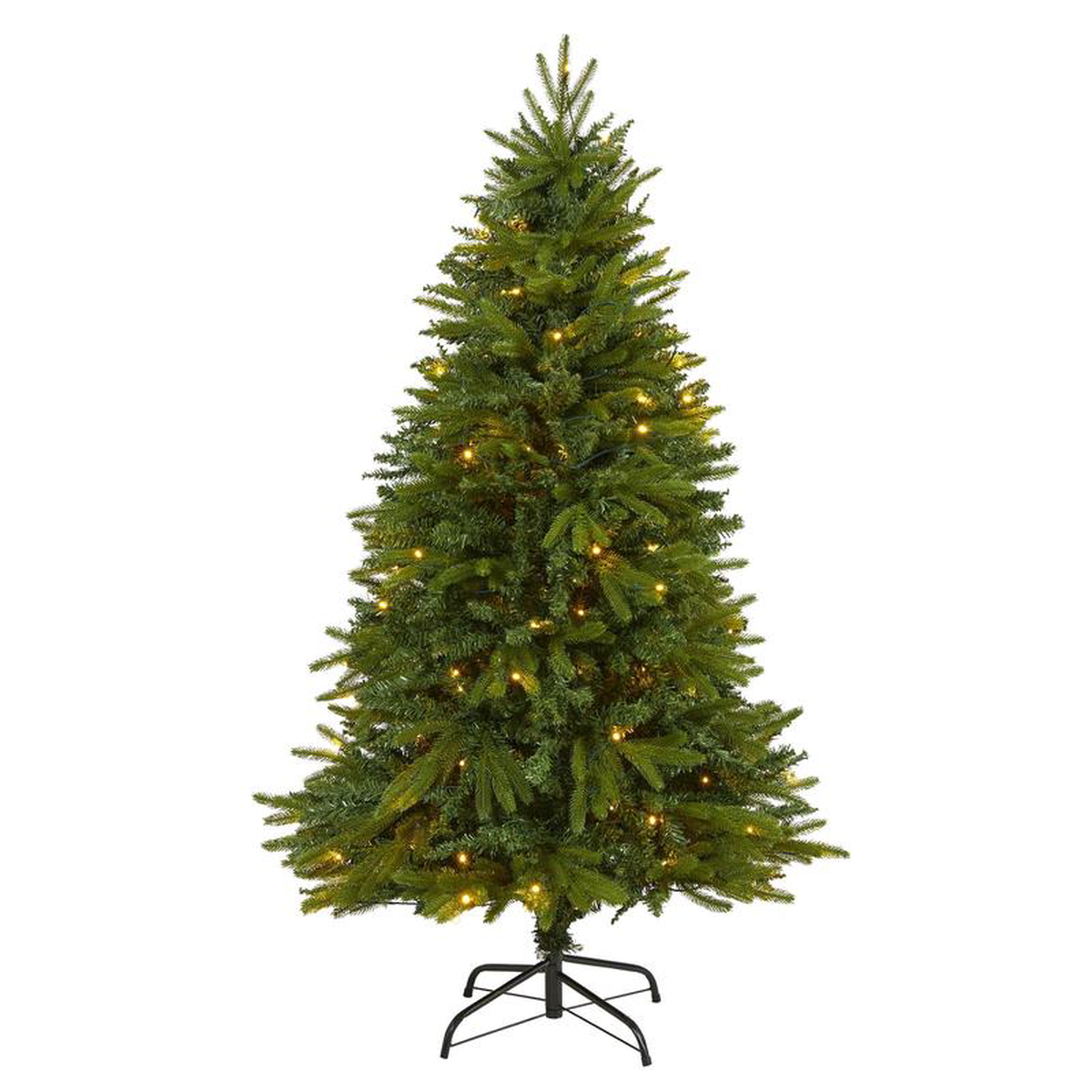 5 Sun Valley Fir Artificial Christmas Tree with 200 Clear LED Lights