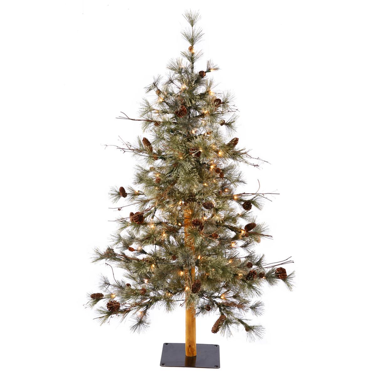 Vickerman 5ft. x 34in. Dakota Alpine Artificial Christmas Tree in LED Lights