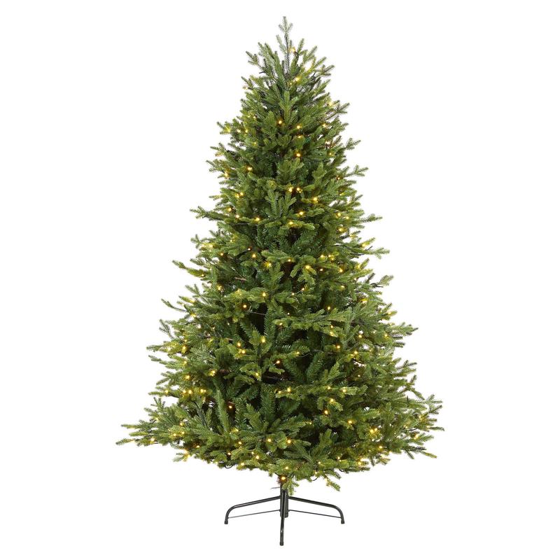 6 Wyoming Spruce Artificial Christmas Tree with 400 Clear LED Lights and 1045 Bendable Branches