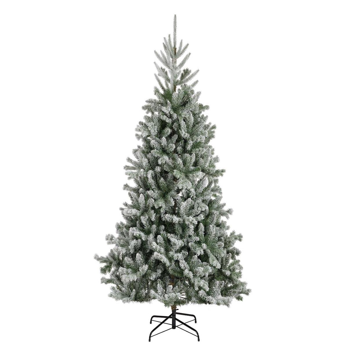 Alba Fir Snowy Christmas Tree 210cm
