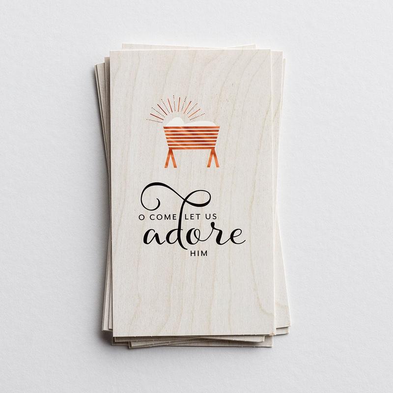 16CT O COME LET US ADORE BOXED