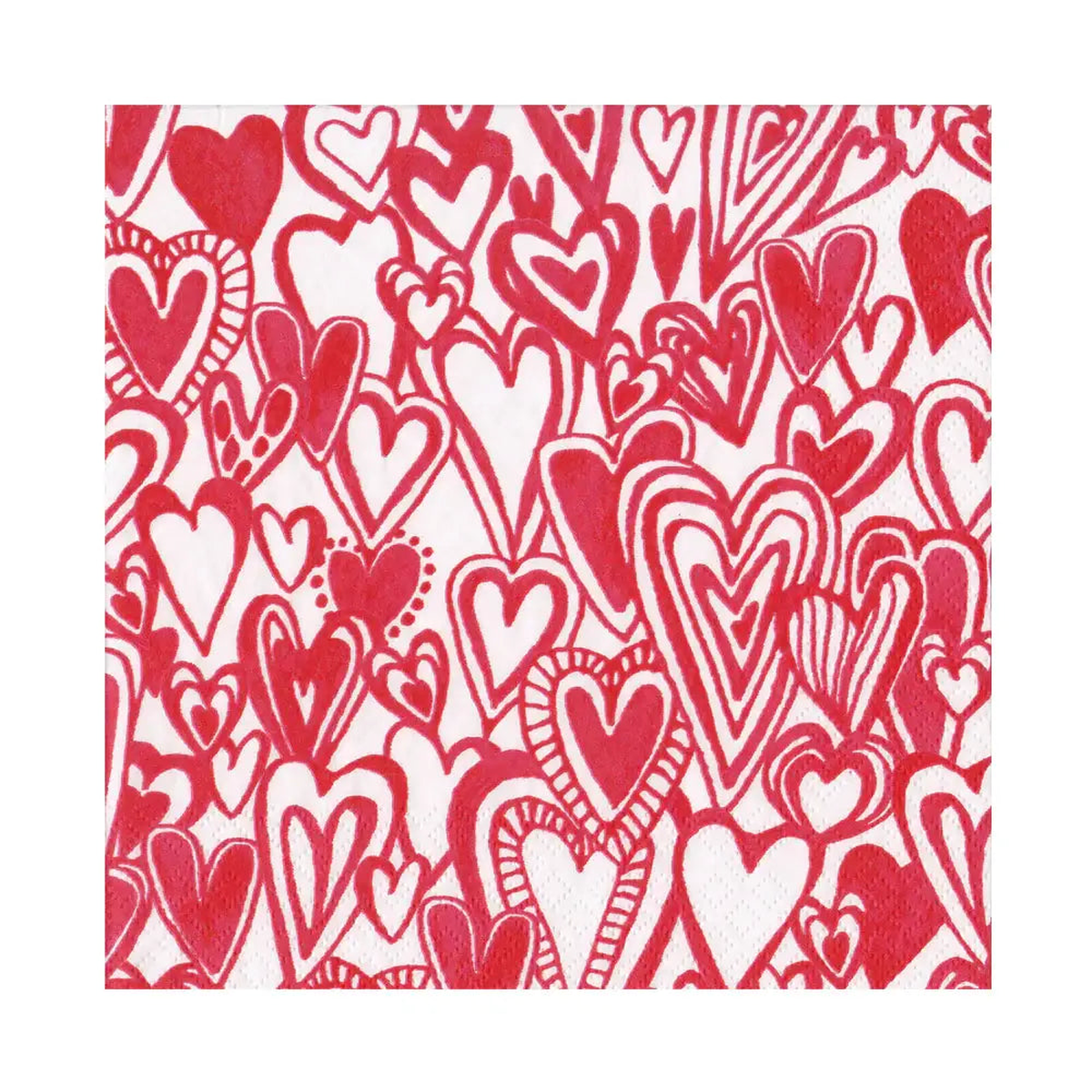 Caspari Luncheon Napkin - Groovy Love (20 Pack)