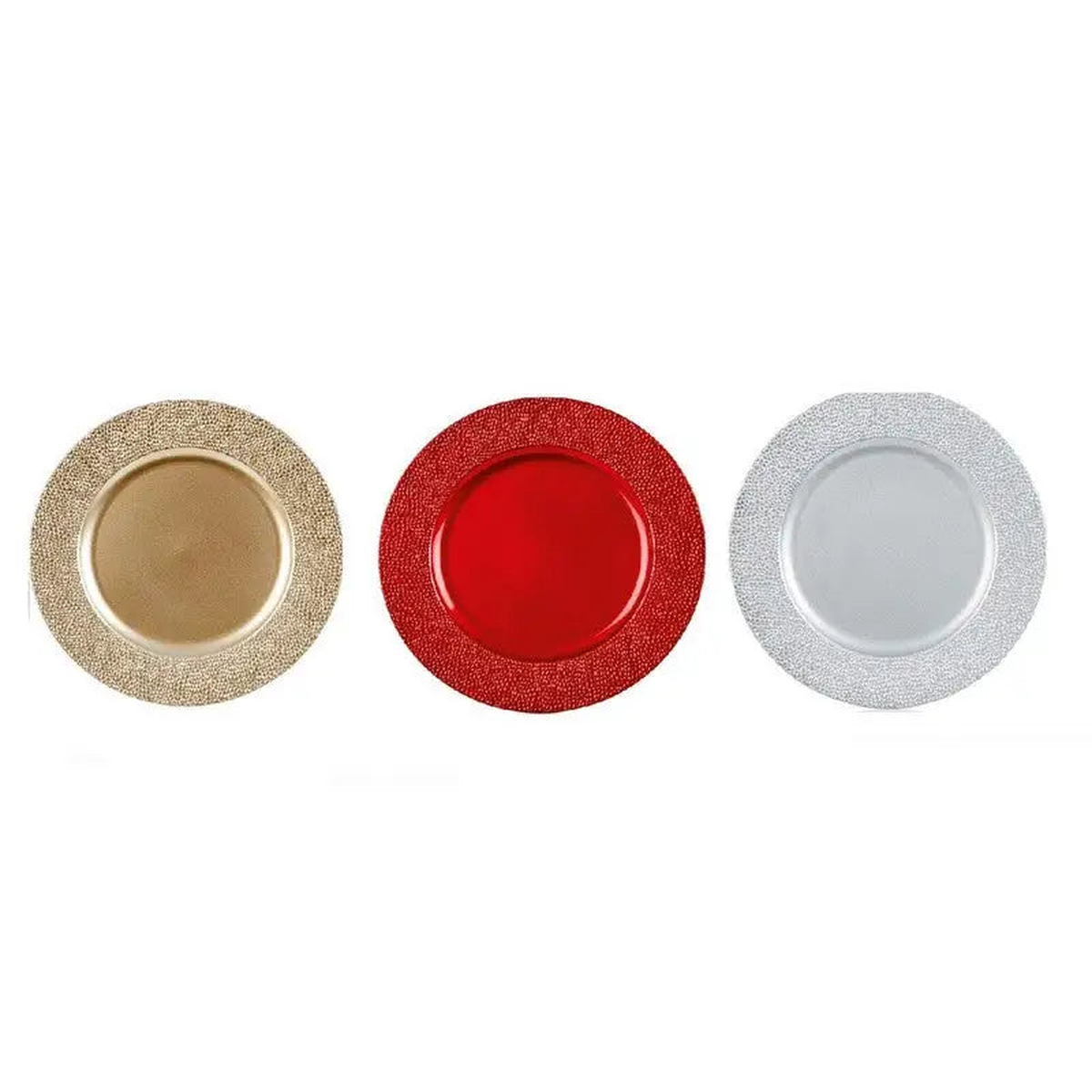 Premier Beaded Detailed Charger Plate 33cm - 3 Colours Available
