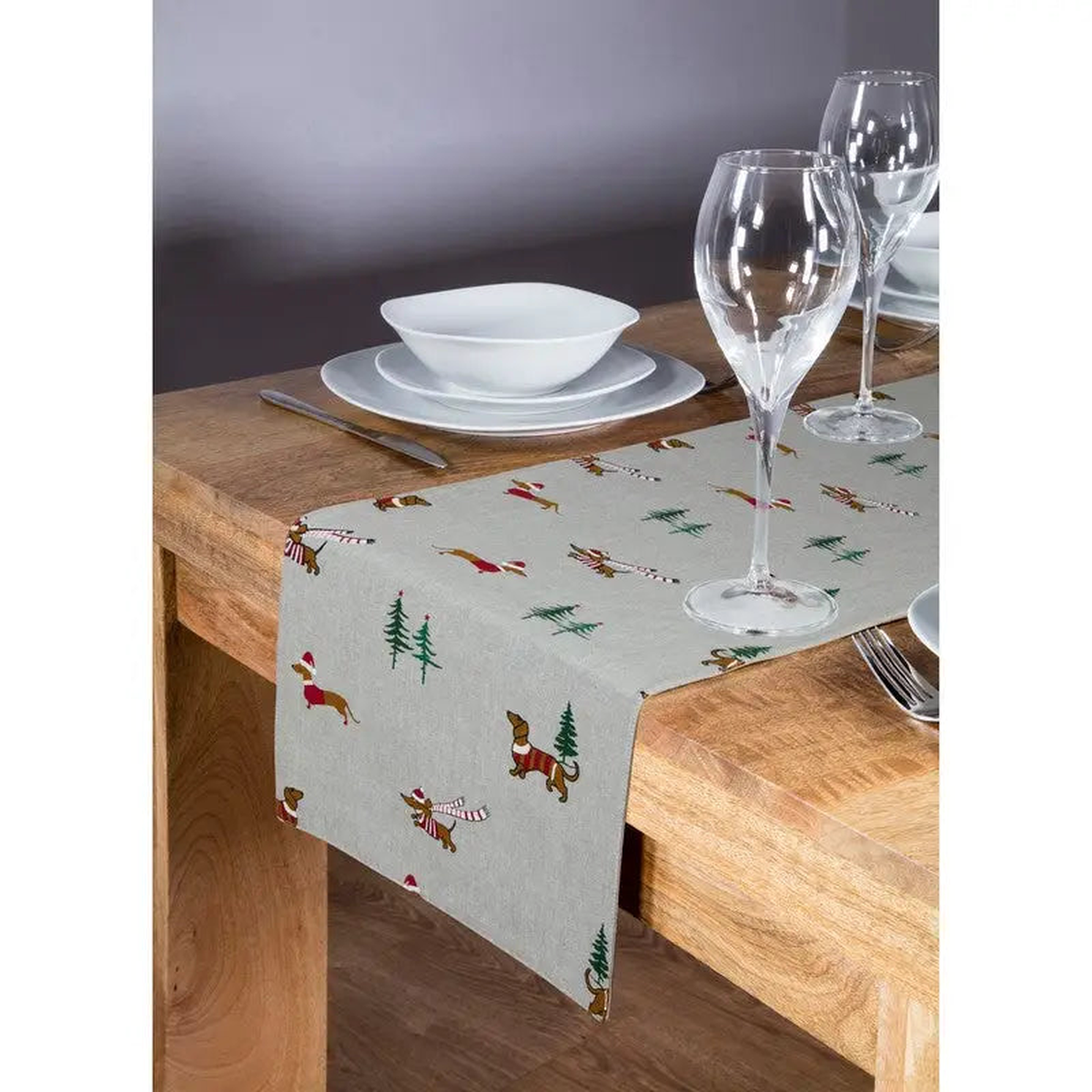 Premier Christmas Dog Table Runner 2m - Default Title