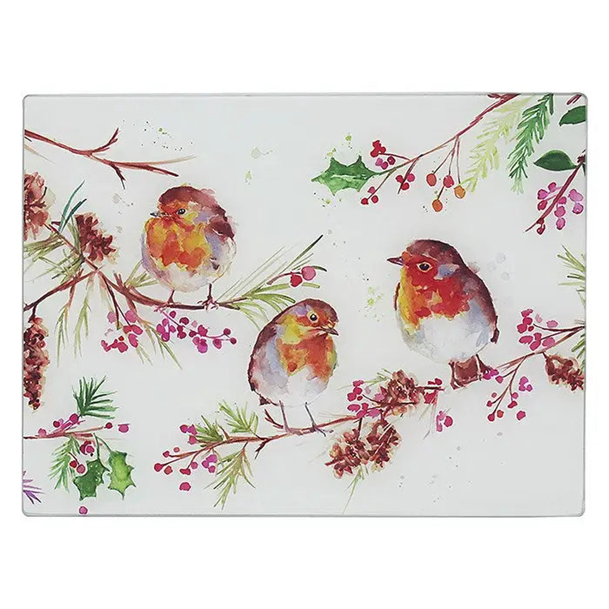 Winter Robin Jennifer Rose Cutting Board - Default Title