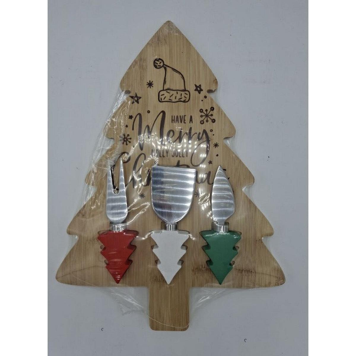 Xmas Cheer Cheese Tree Set